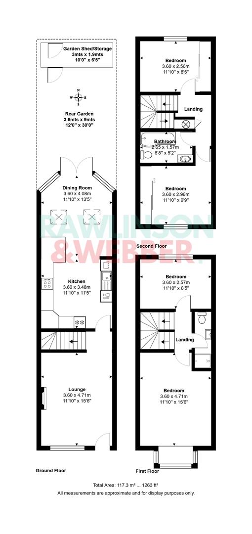59, Kings Chase, East Molesey floorplan