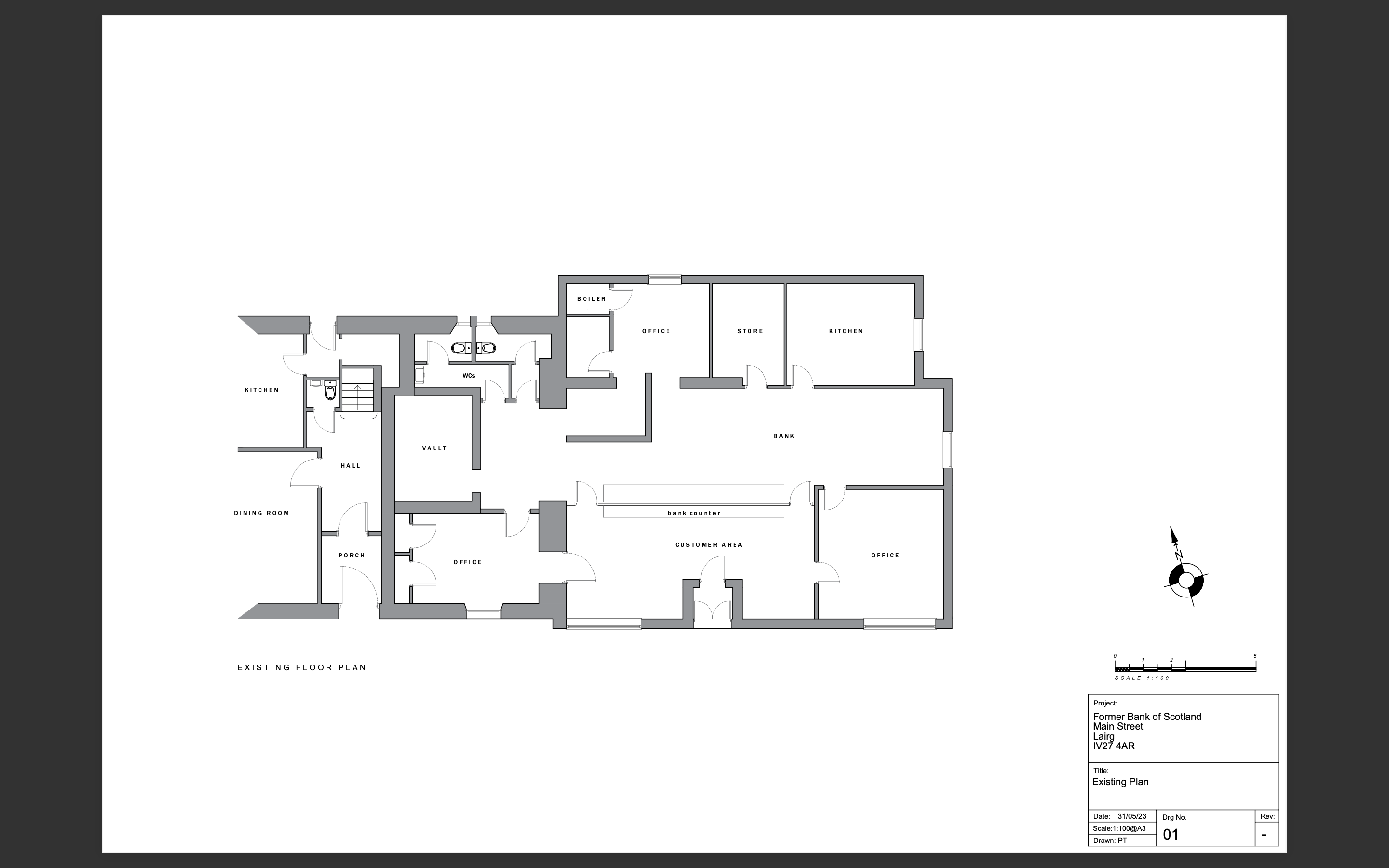 The Old Bank House, Main Street, Lairg floorplan