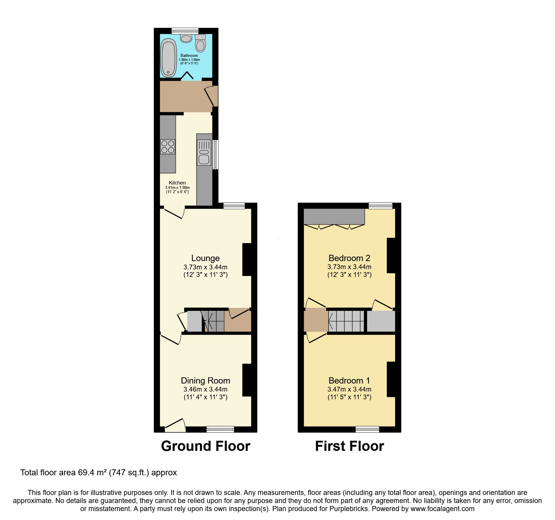 13, Felstead Street, Stoke-on-Trent floorplan