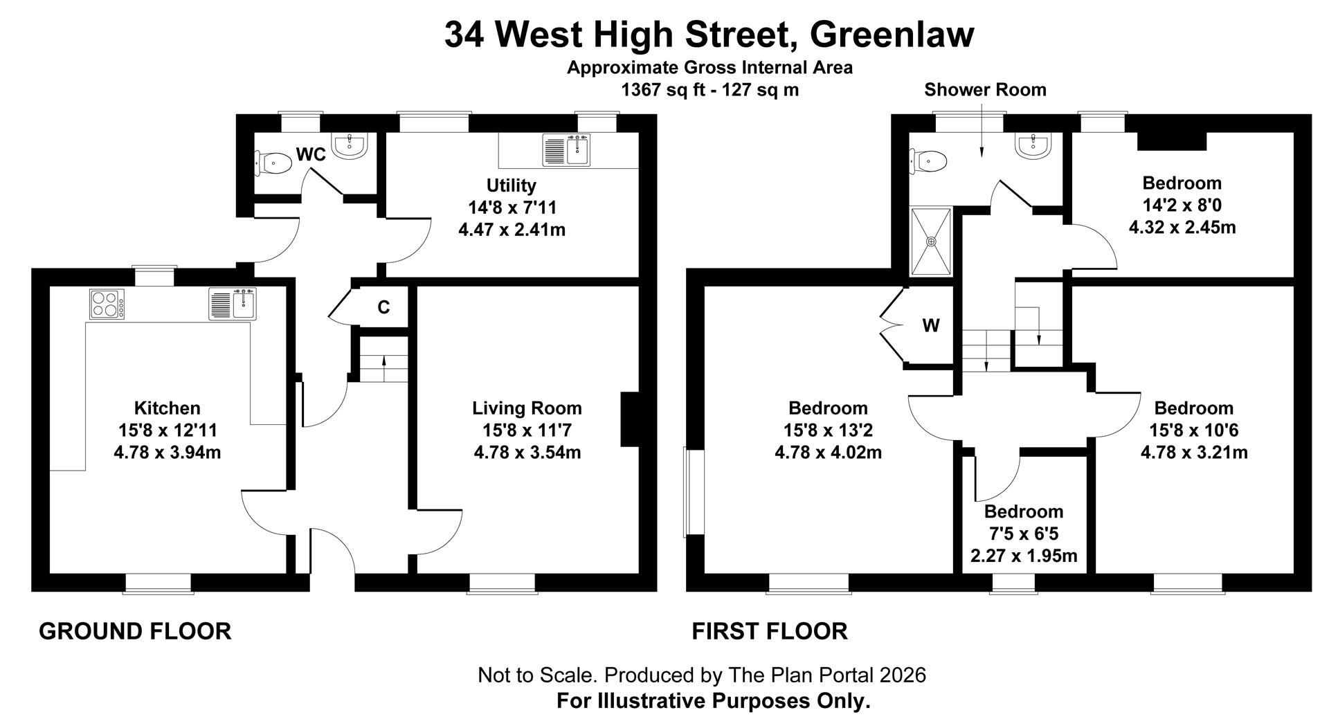 West High Street, Duns floorplan