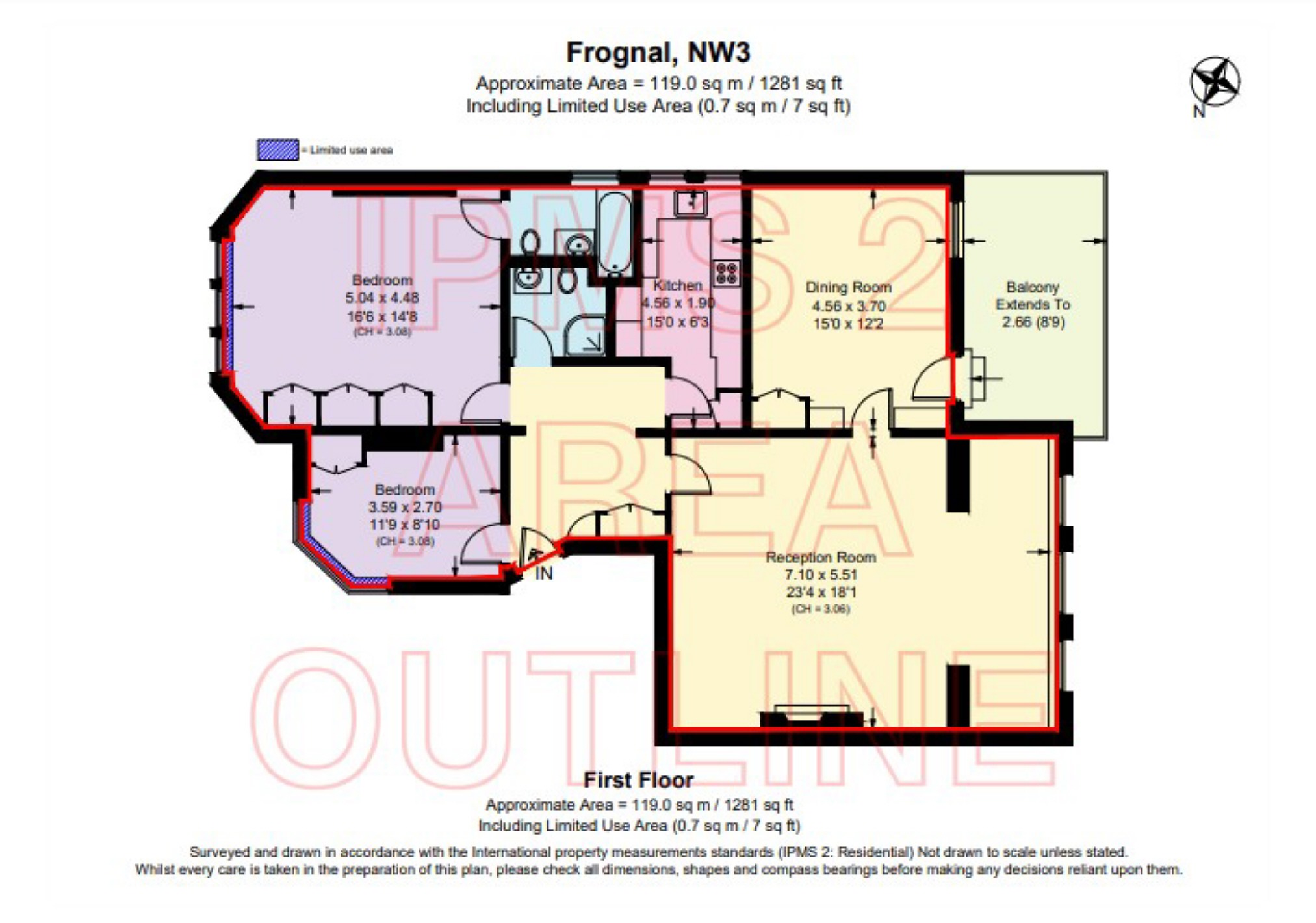 Frognal, London NW3, 3 bedroom flat for sale 60010940 PrimeLocation
