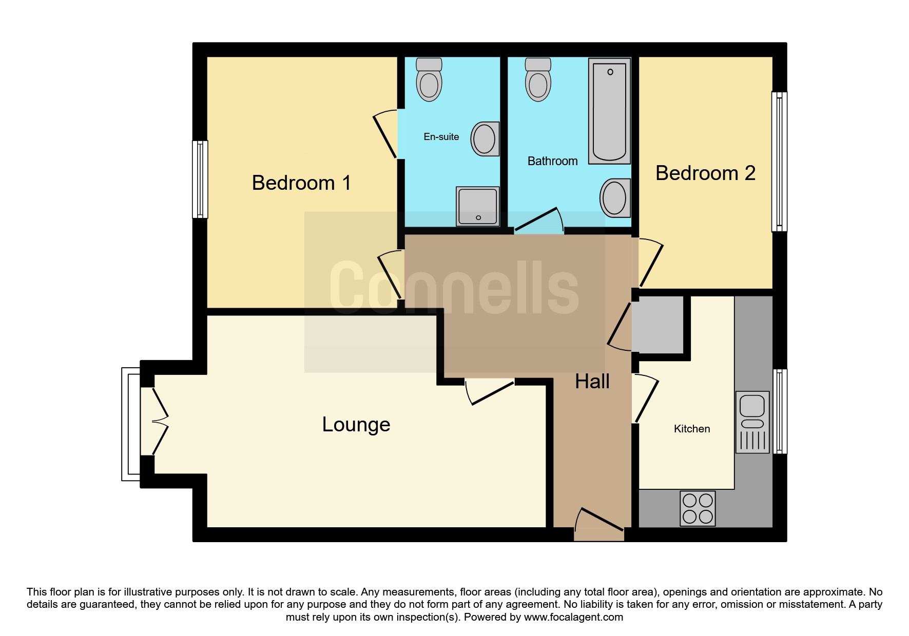 Apartment 11, Tettenhall Gate, Haden Hill, Wolverhampton floorplan