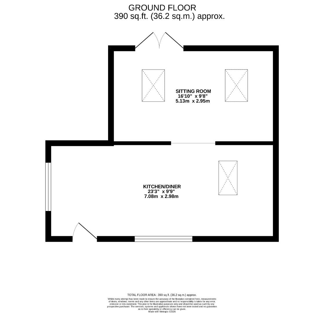 Duxbury, Church Hill, Ashford floorplan