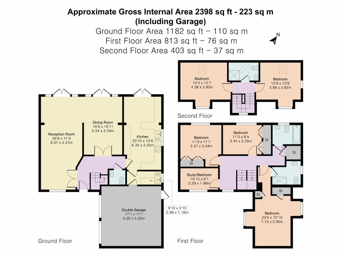 22, Croft Close, Latton floorplan