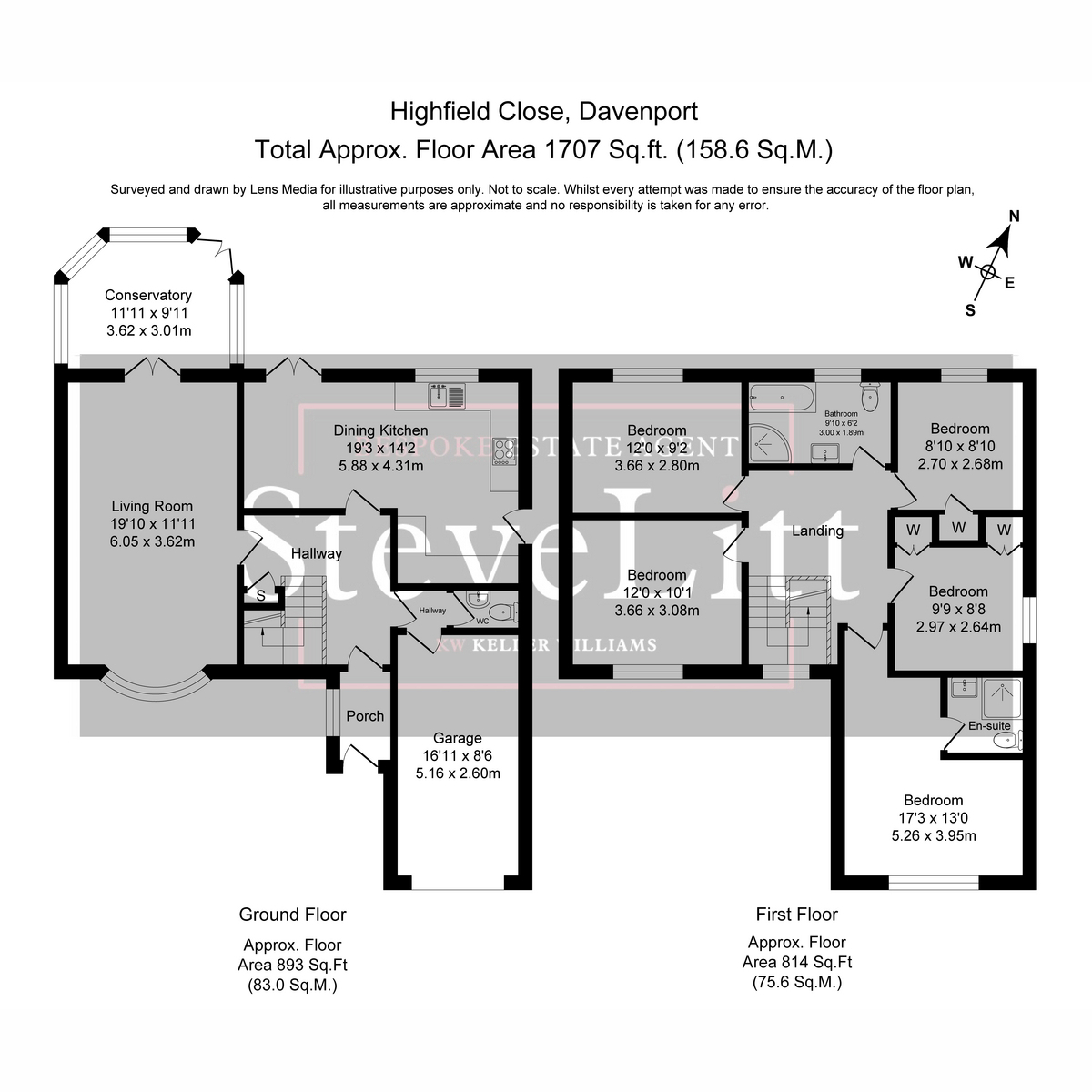 10, Highfield Close, Stockport floorplan