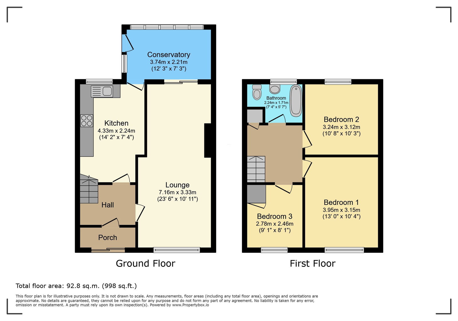 16, Bryn Castell, Conwy floorplan