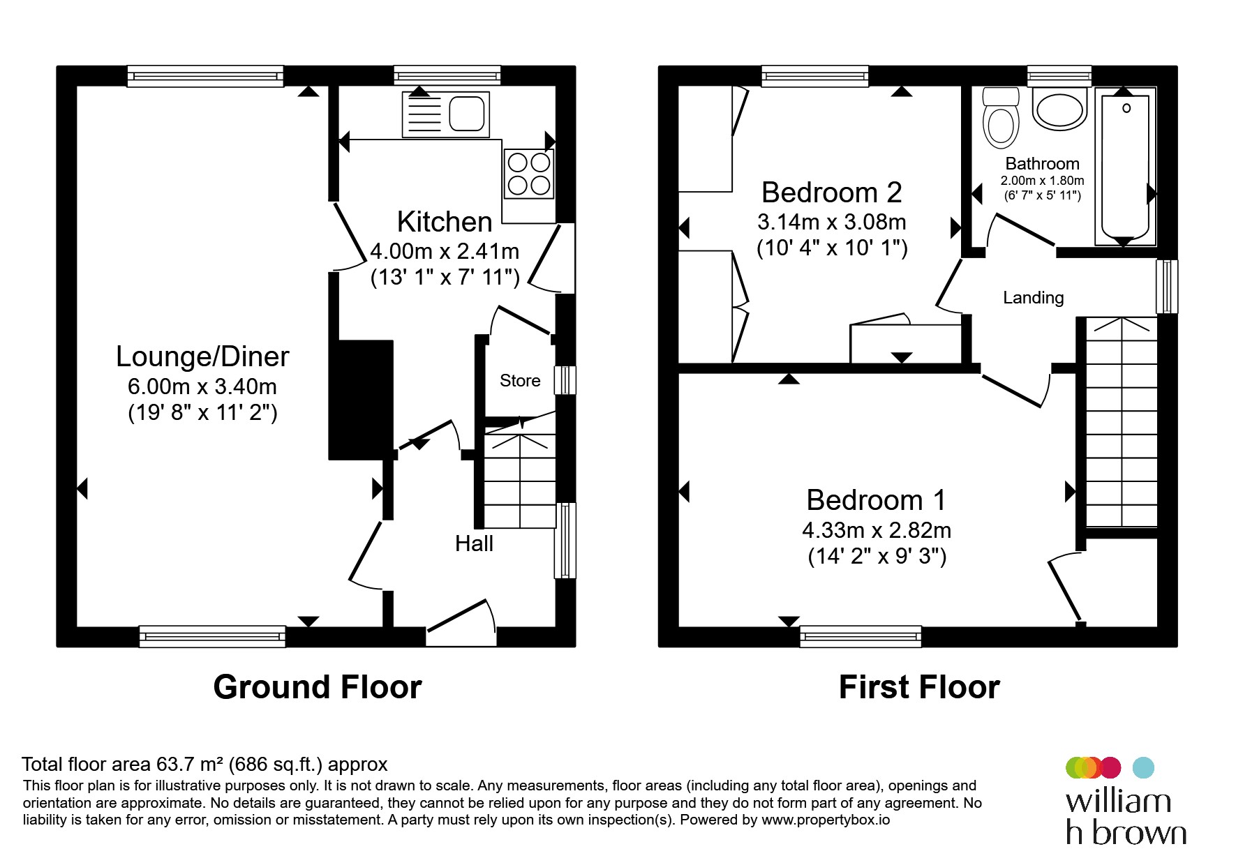 117, Doe Royd Crescent, Sheffield floorplan