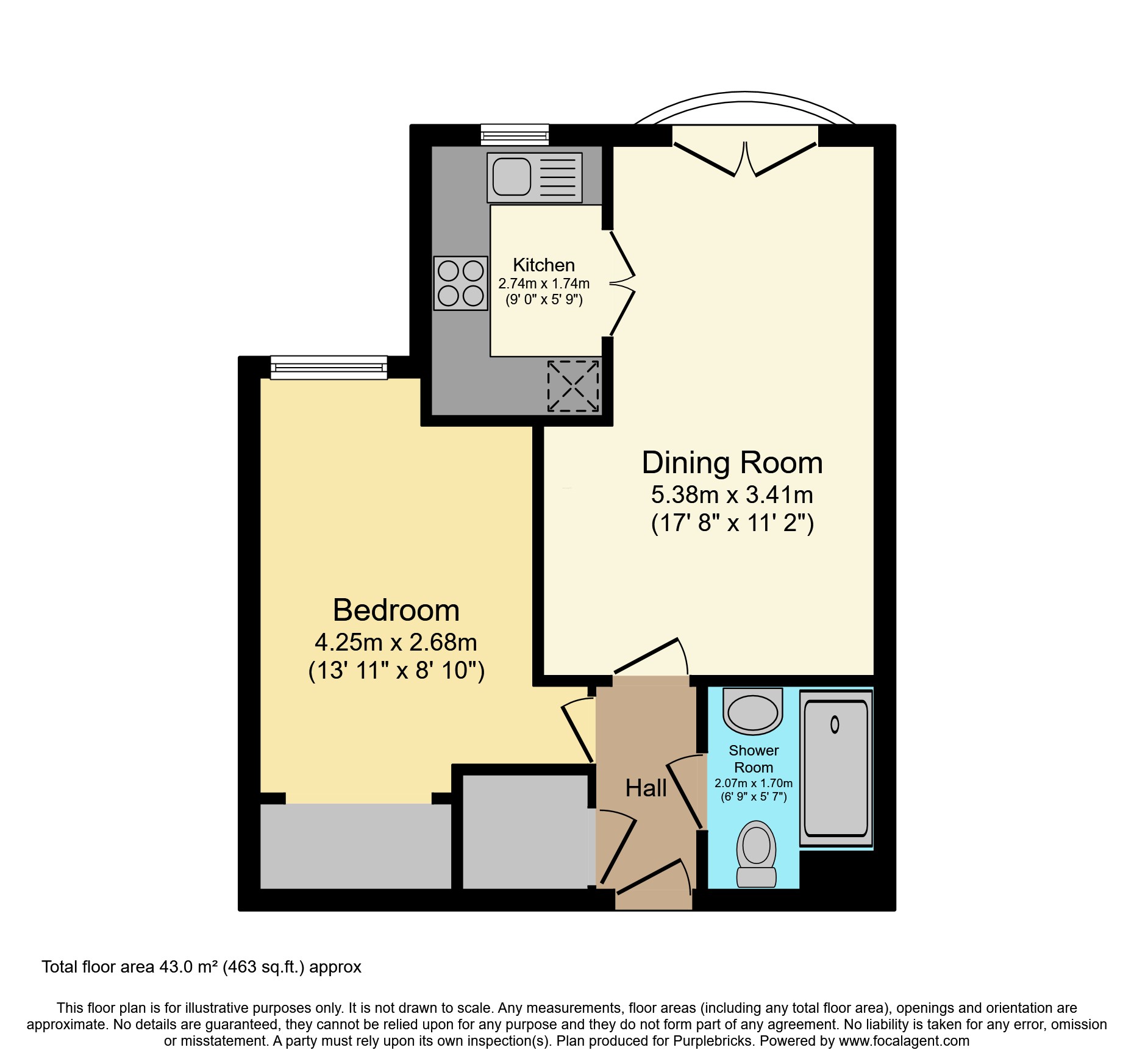 60 Abbeydale Road South, Sheffield, S7 floorplan