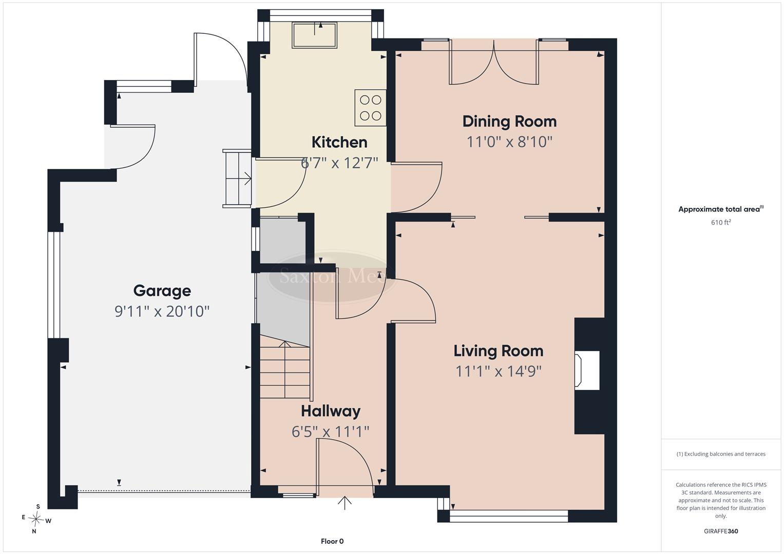 26, Warren Rise, Dronfield floorplan