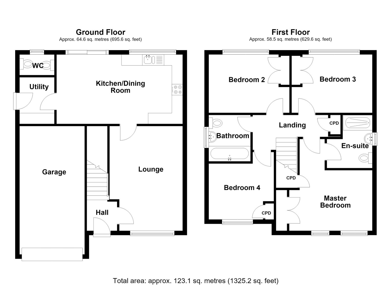 Bright Gardens, Newcastle upon Tyne floorplan