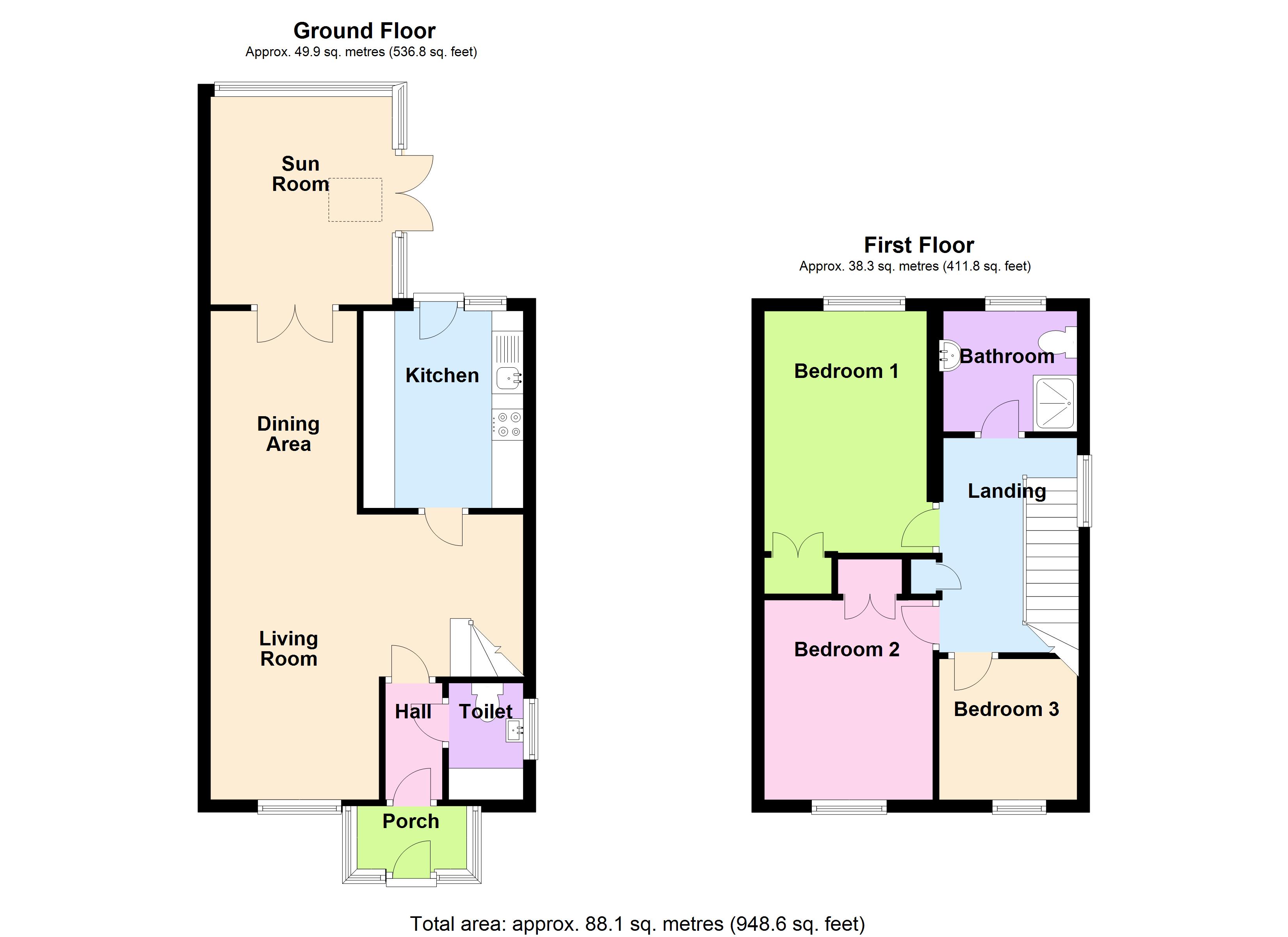 3 Bedrooms Semi-detached house for sale in Offas Lane, Buckingham, Buckinghamshire MK18