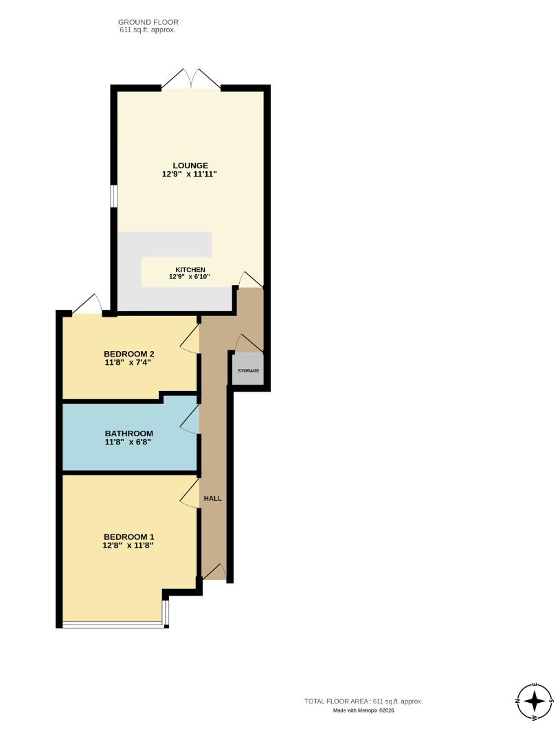 14, Leigh Hall Road, Leigh-On-Sea floorplan