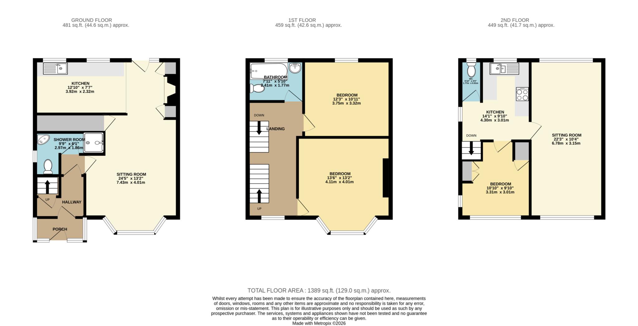 Trelawney, Bossiney Road floorplan