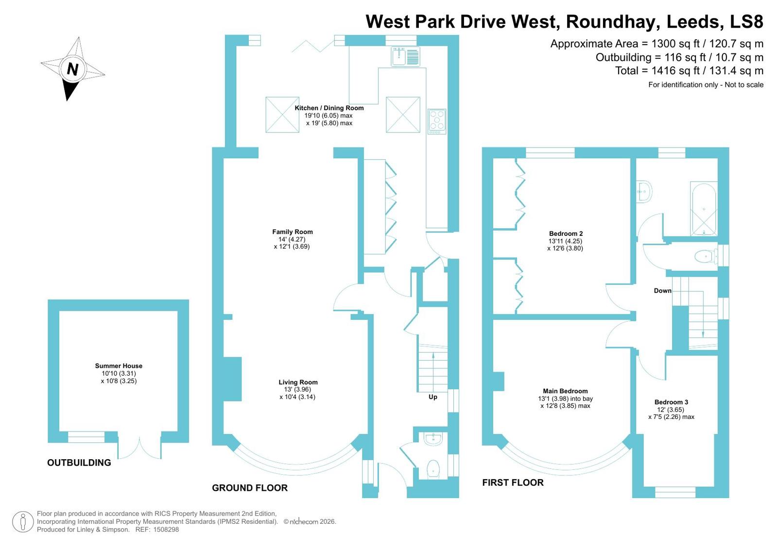 212, West Park Drive West, Leeds floorplan