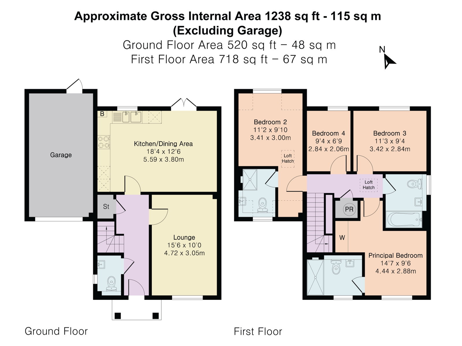 48, Turnfields, Ickford floorplan