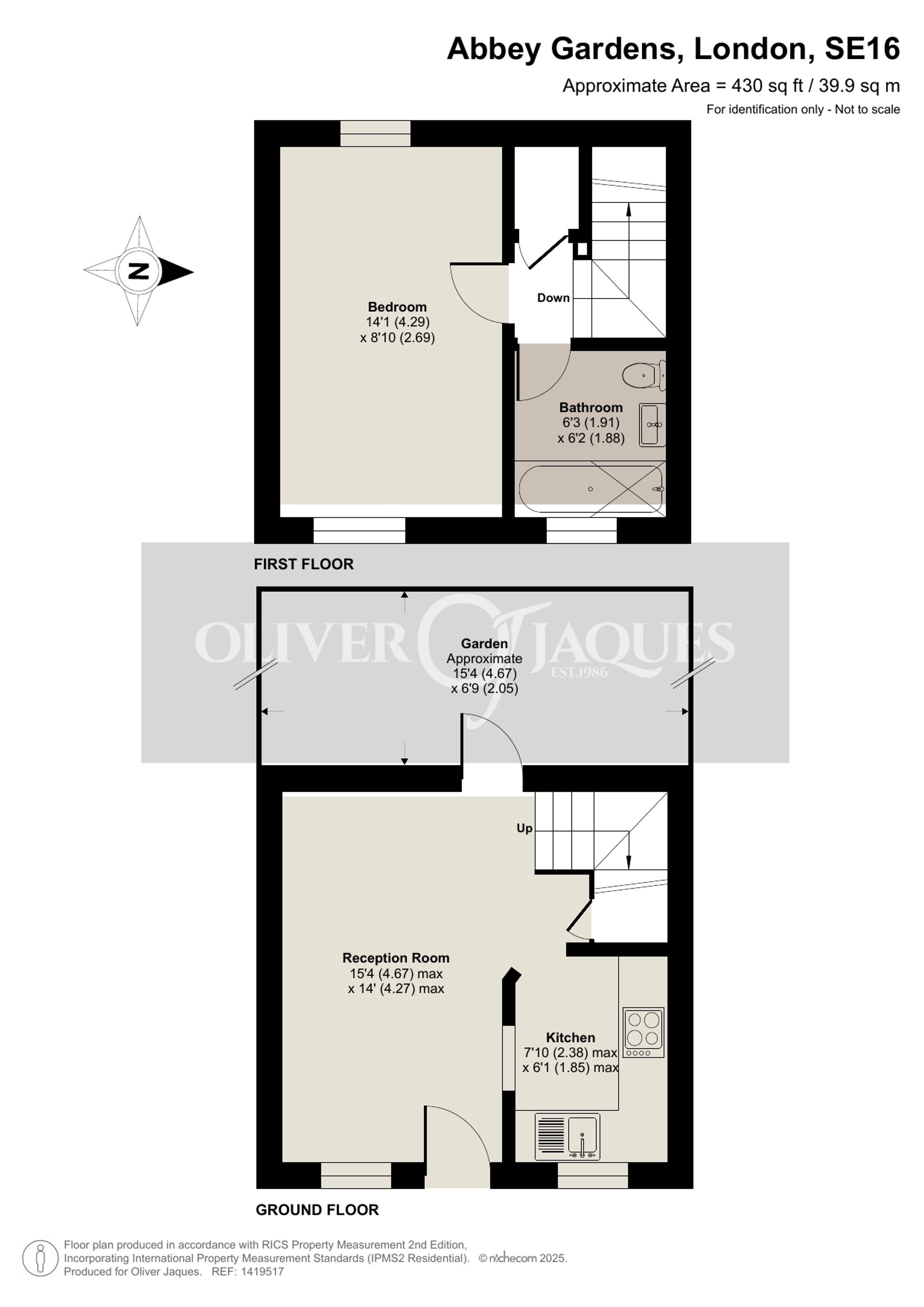 3 Abbey Gardens, London floorplan