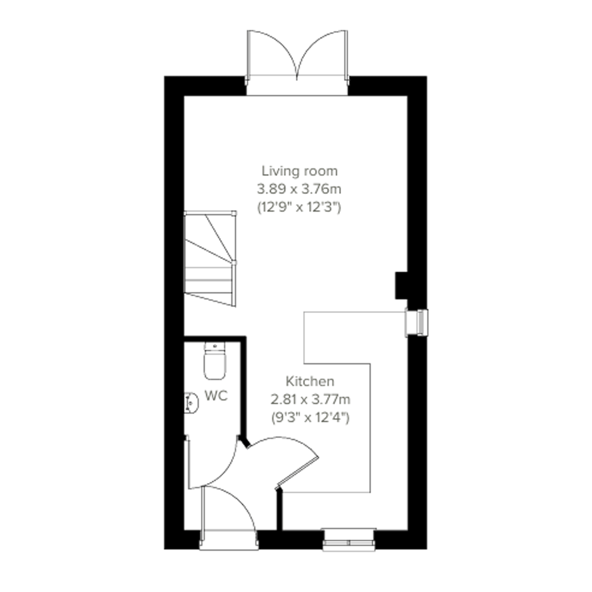 112, Thomas Penson Rd, Gobowen, Oswestry, Shropshire floorplan