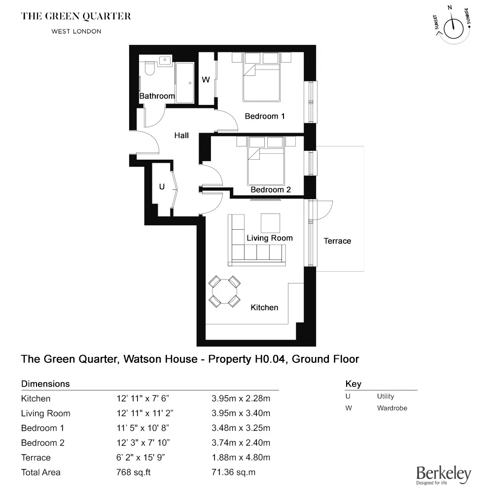 The Green Quarter , Randolph Road, Southall floorplan