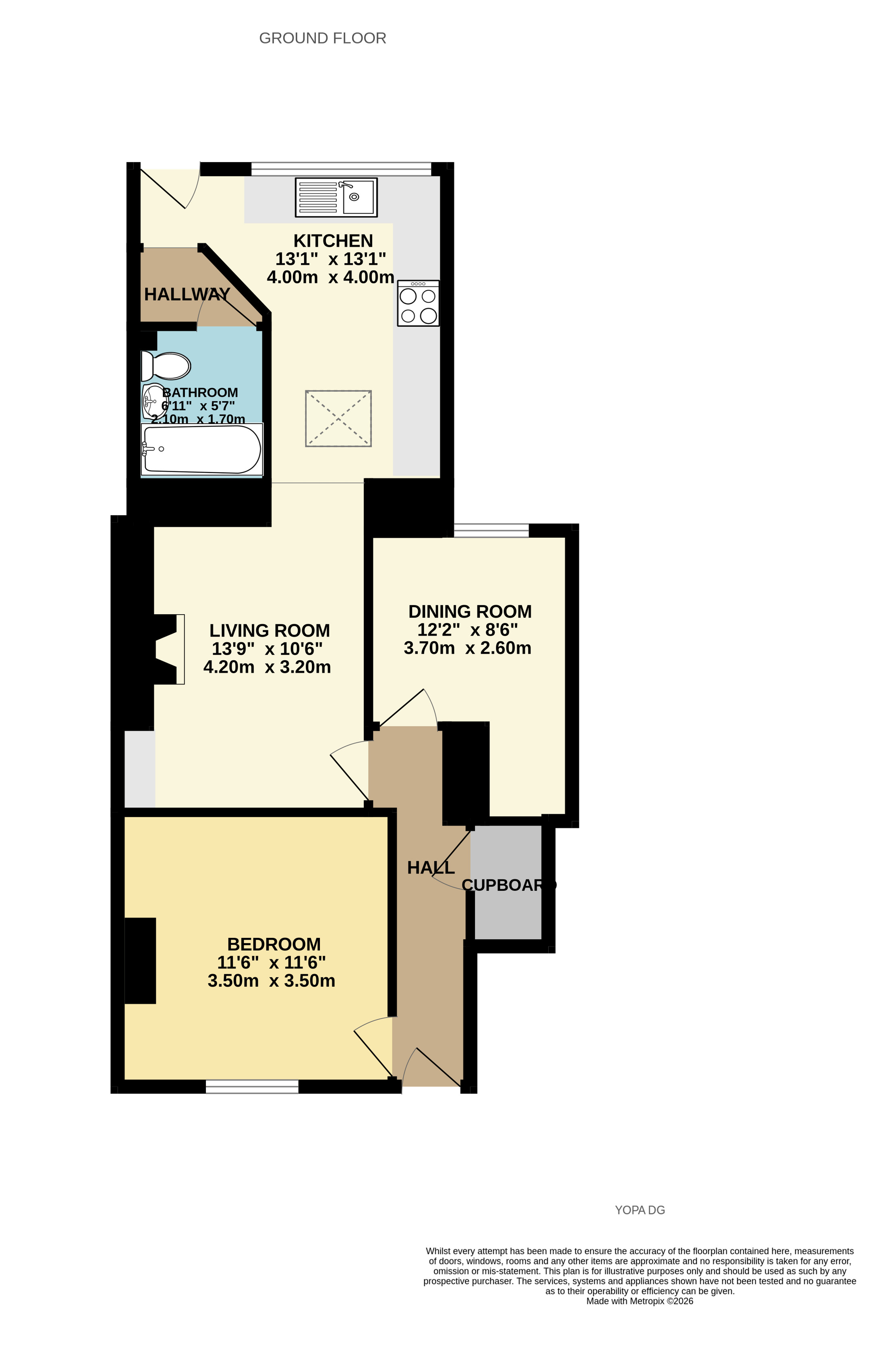 4, Roseland Terrace, Dumfries floorplan