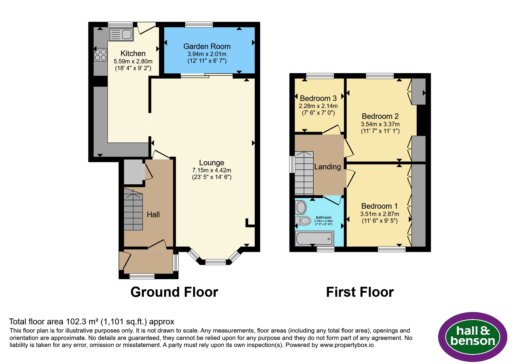 44, Hillcrest Road, Derby floorplan