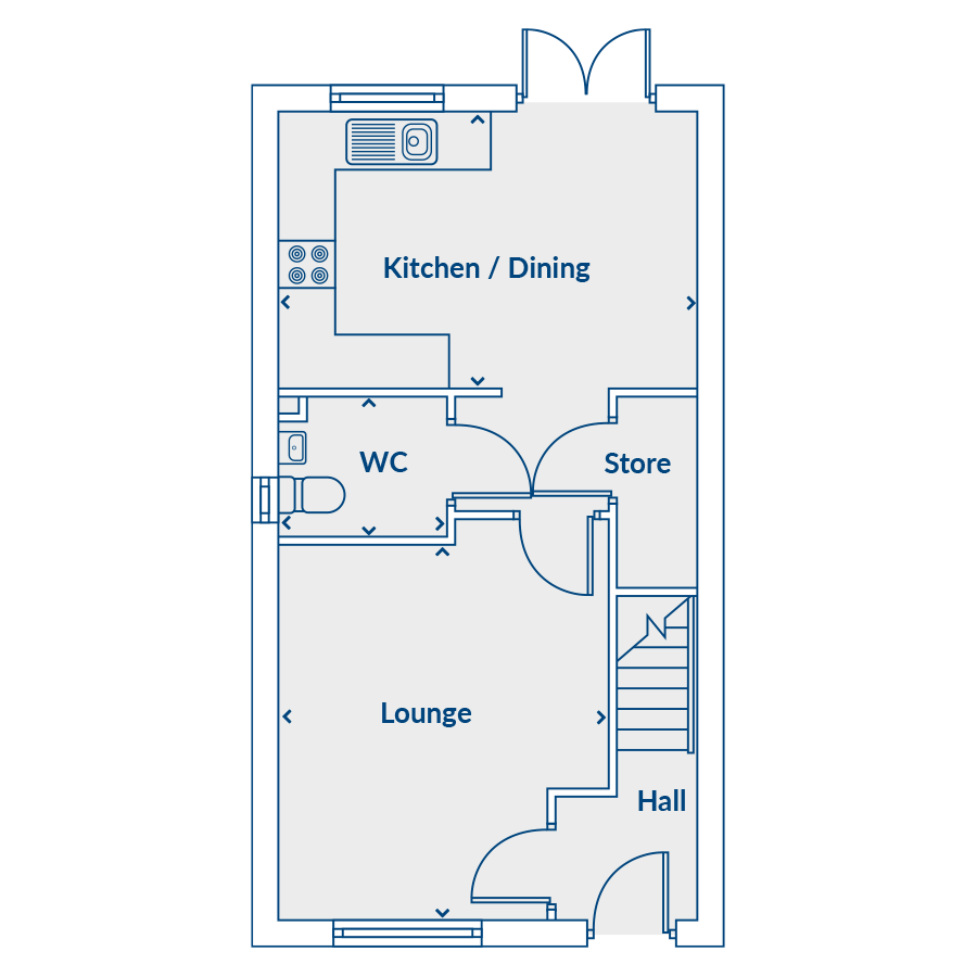 Plot 124, Bell Street, Upton, Pontefract floorplan