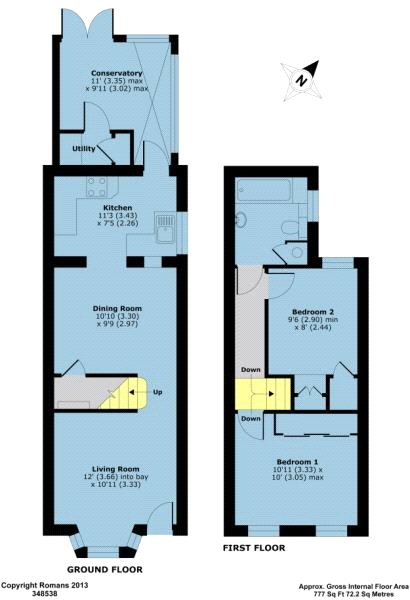 2 Bedrooms Semi-detached house for sale in New Road, Blackwater, Surrey GU17