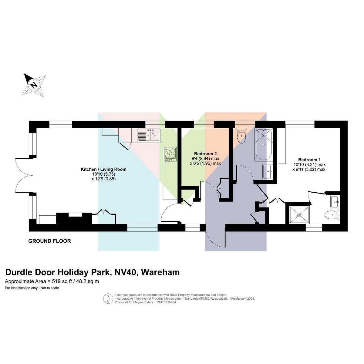 Durdle Door Holiday Park, Wareham floorplan
