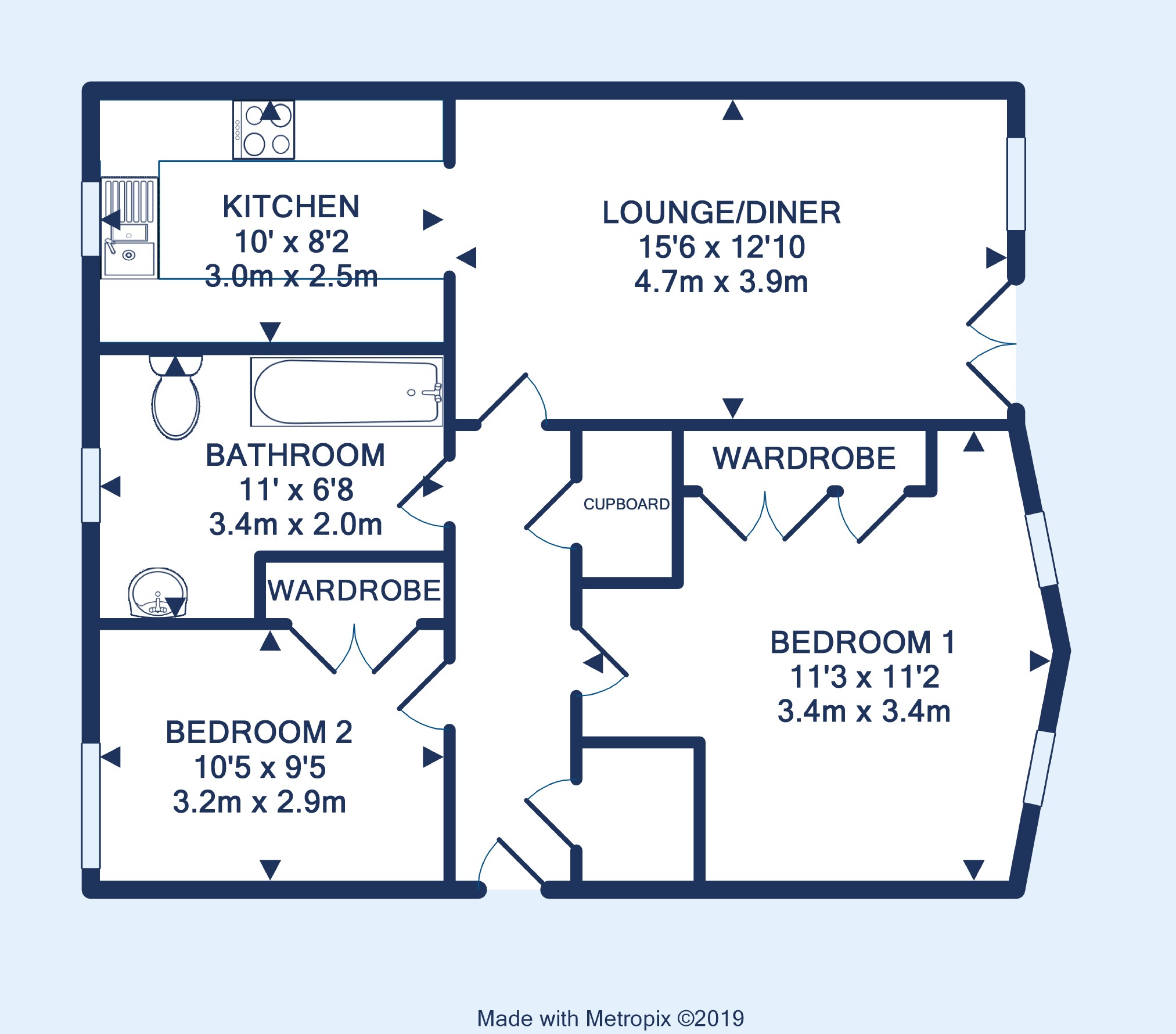 2 Bedrooms Flat for sale in Montreal Avenue, Horfield, Bristol BS7