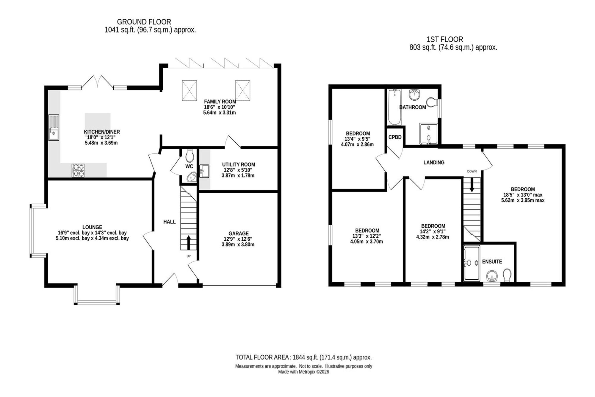 20 Outram Way, High Peak floorplan