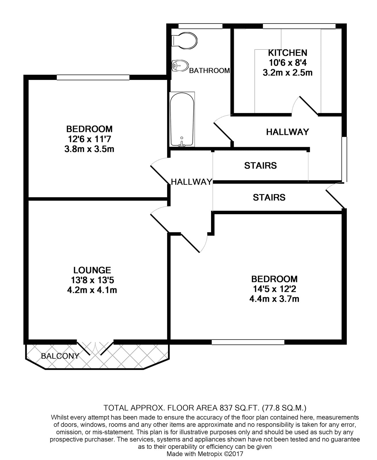 2 Bedrooms Flat for sale in Chatsworth Road, Croydon CR0