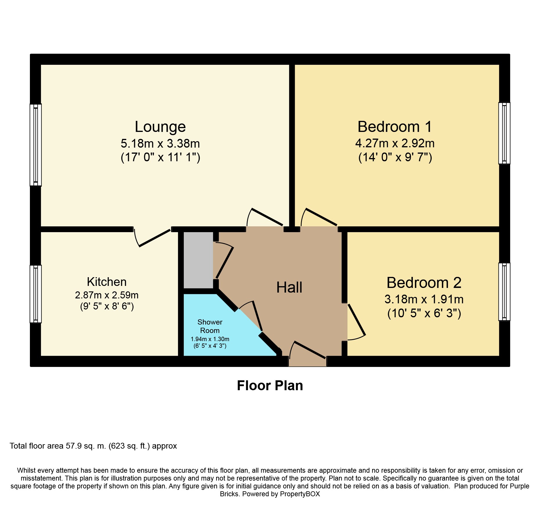 2 Bedrooms Flat to rent in Coppice Drive, Harrogate HG1
