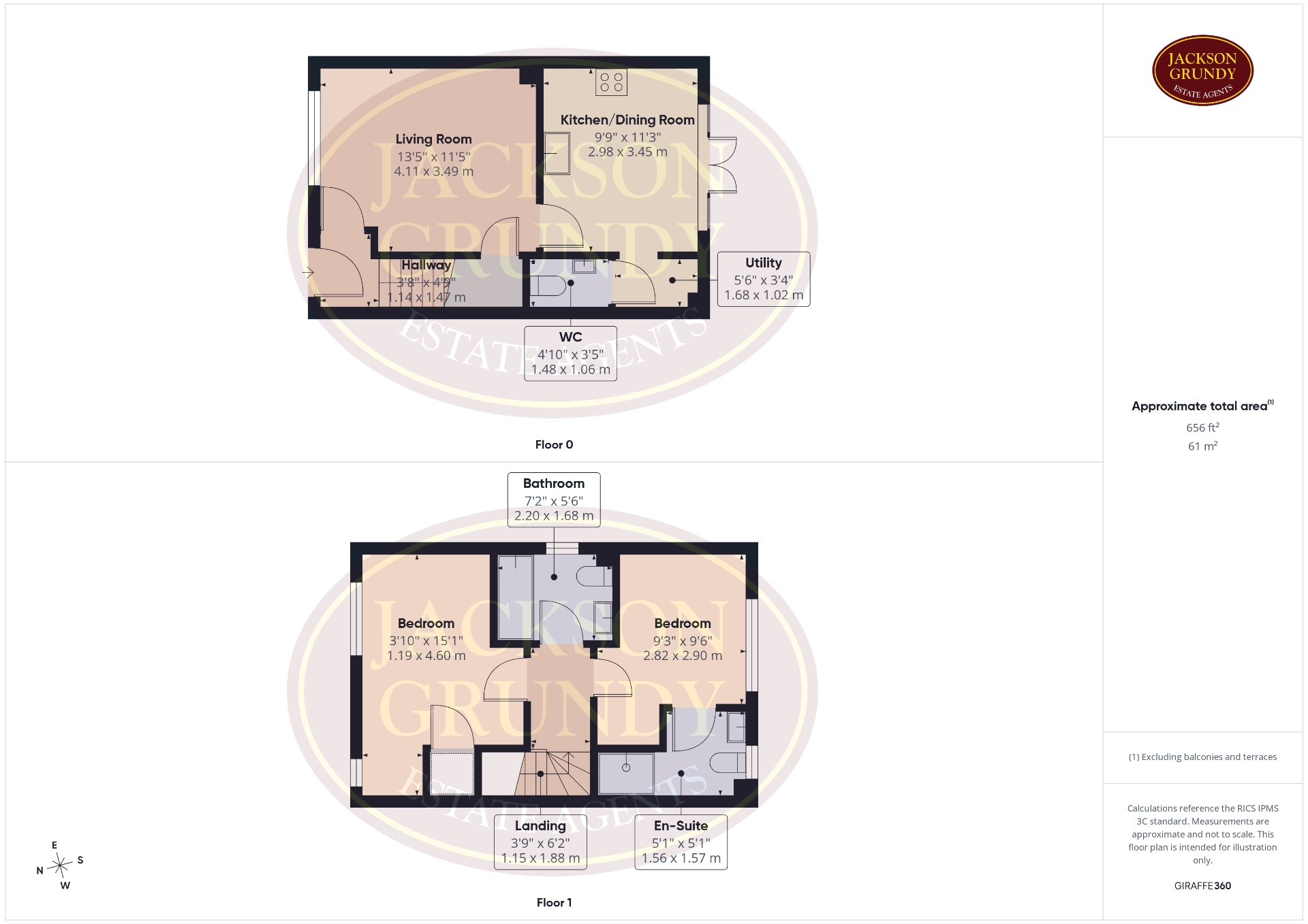 6, Roose Close, Northampton floorplan