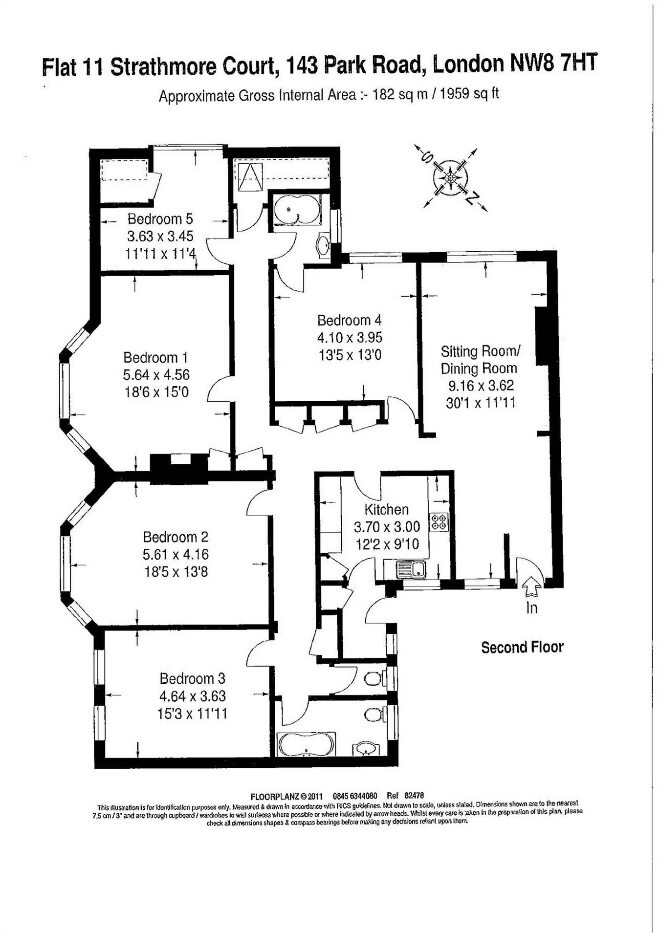 5 Bedrooms Flat to rent in 143 Park Road, St John's Wood, London NW8