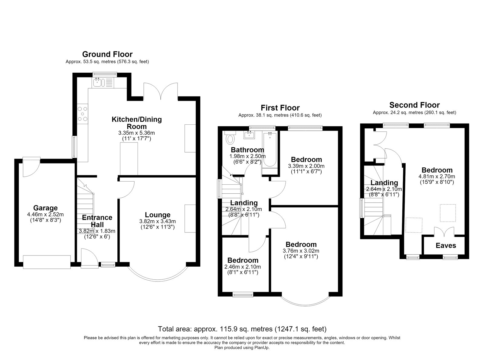103, Valley View Road, Kent floorplan