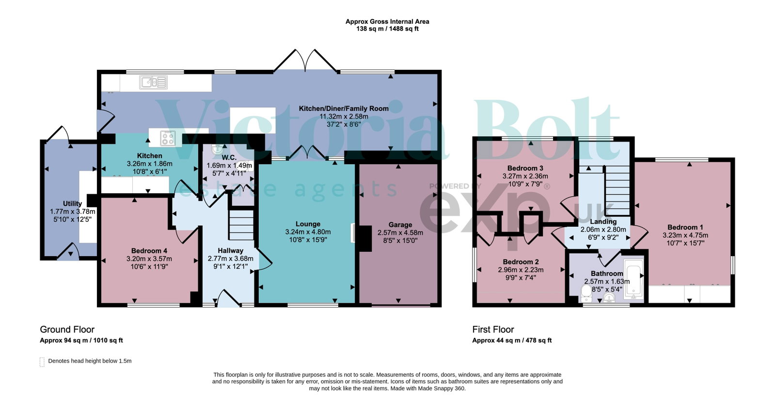 5, Cherry Tree Drive, Plymouth floorplan