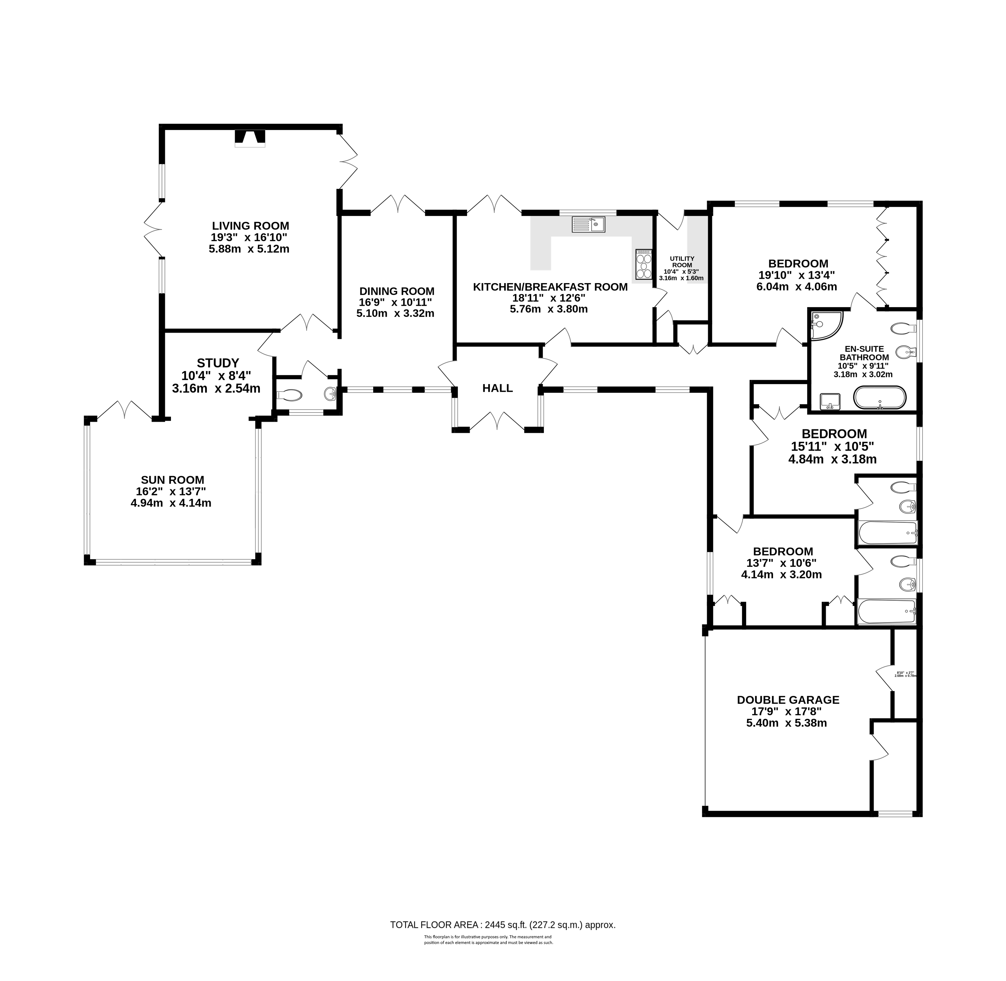 24, The Avenue, Hertfordshire floorplan