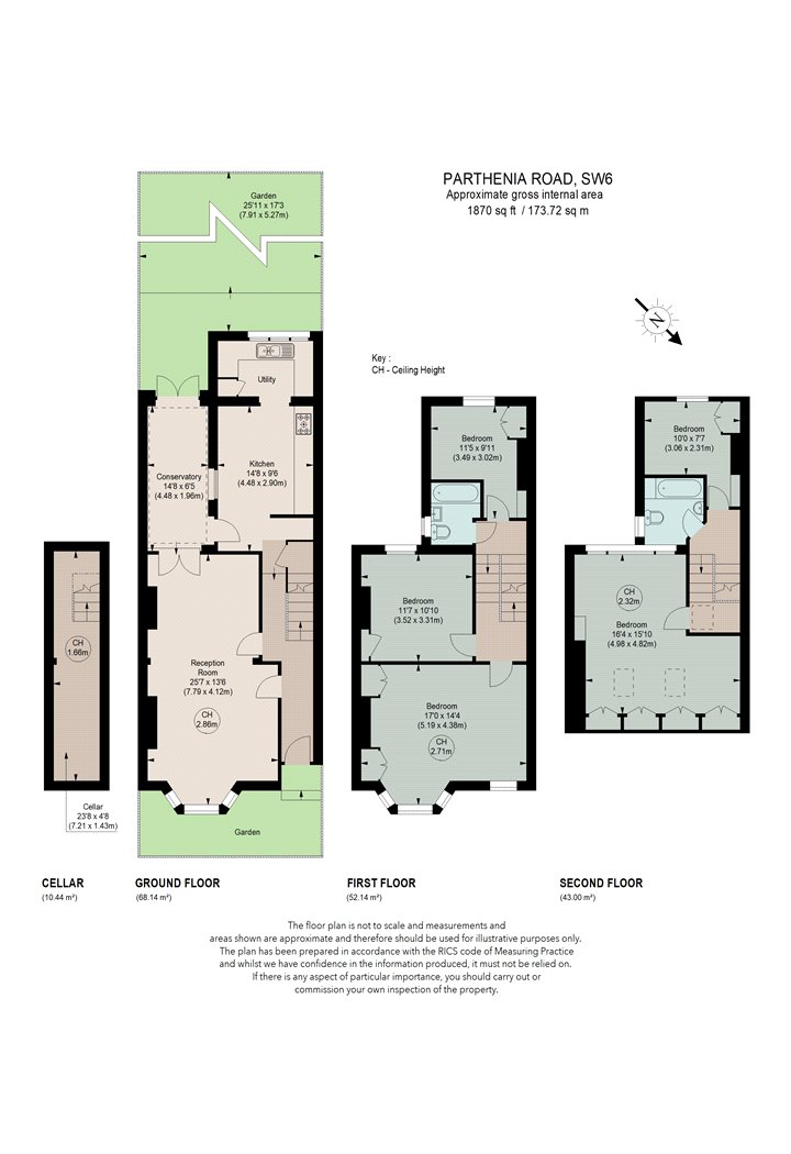 23, Parthenia Road, London floorplan