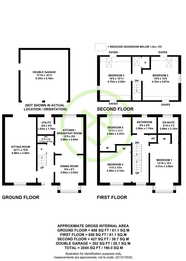 32, Rufus Close, Rownhams floorplan