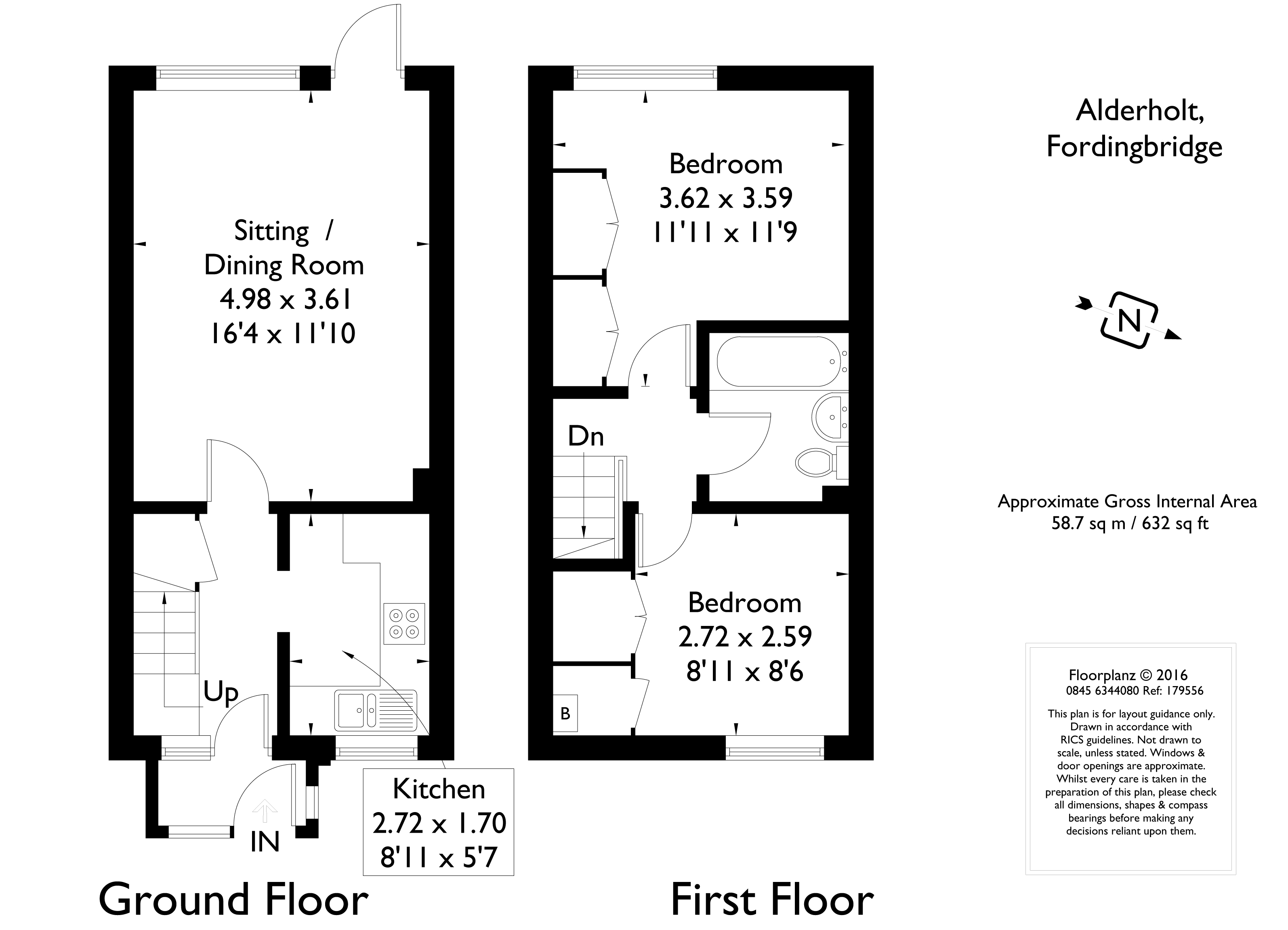 Pear Tree Close, Alderholt, Fordingbridge SP6, 2 bedroom terraced house