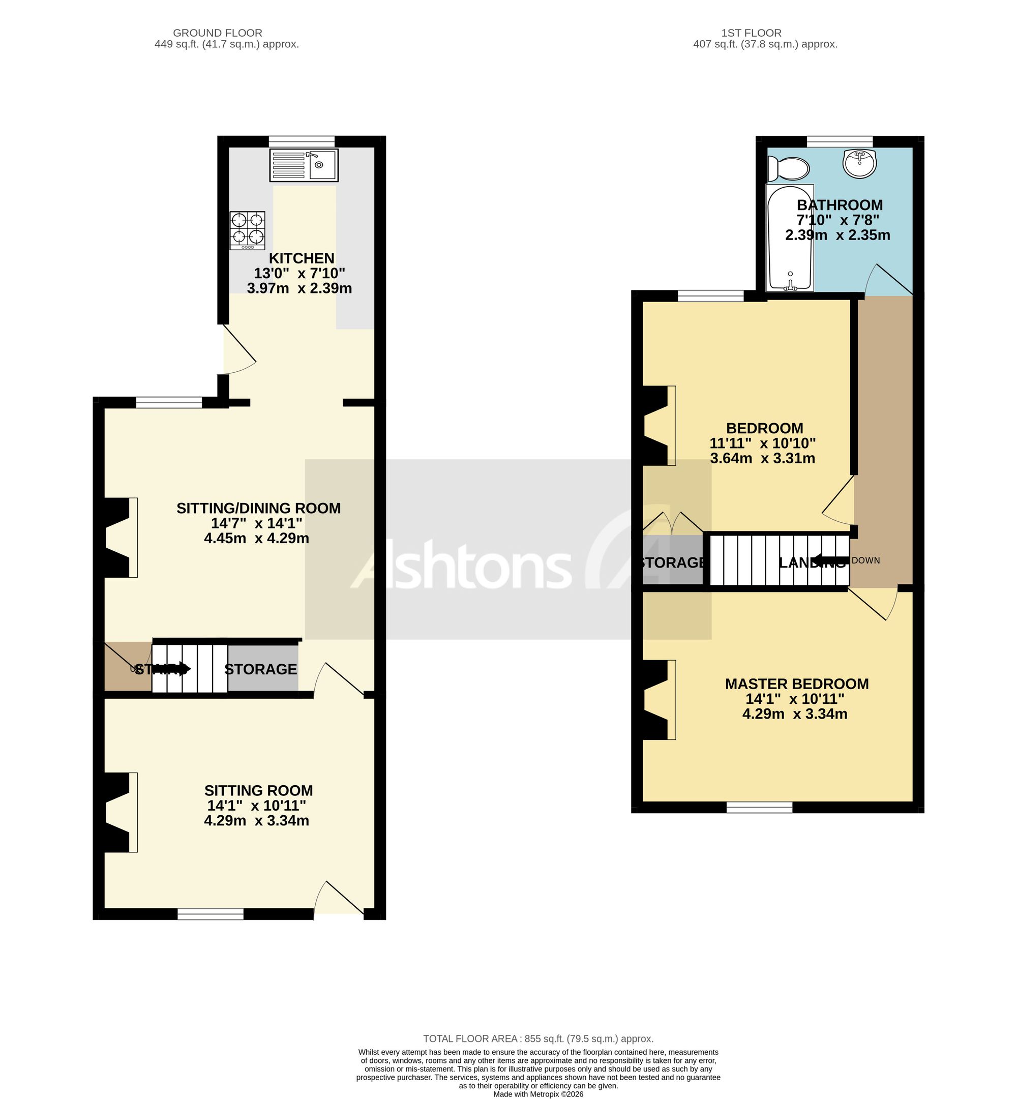 57 Scott Street, Warrington floorplan
