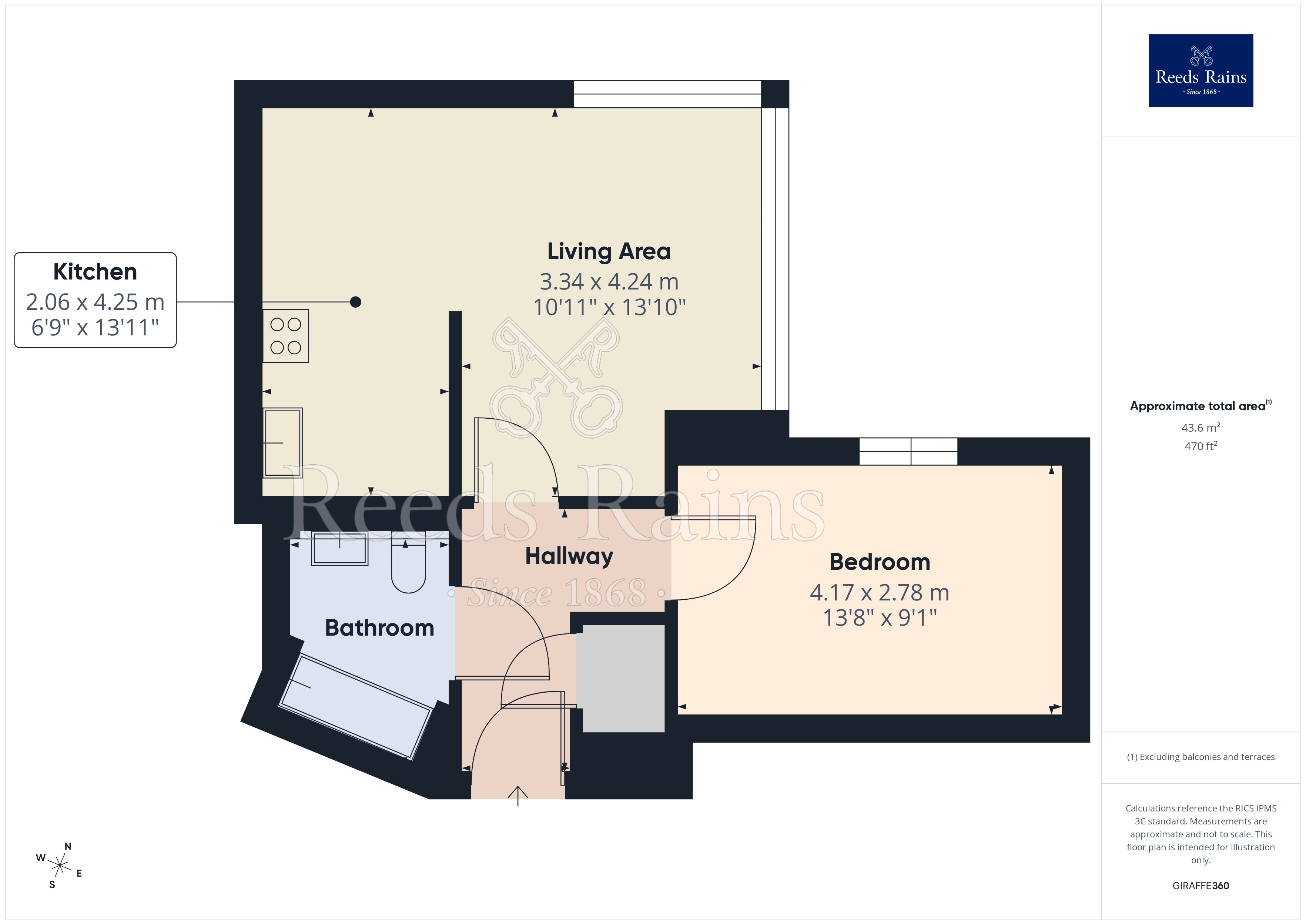 Apartment 109, 153, Great Ancoats Street, Manchester floorplan