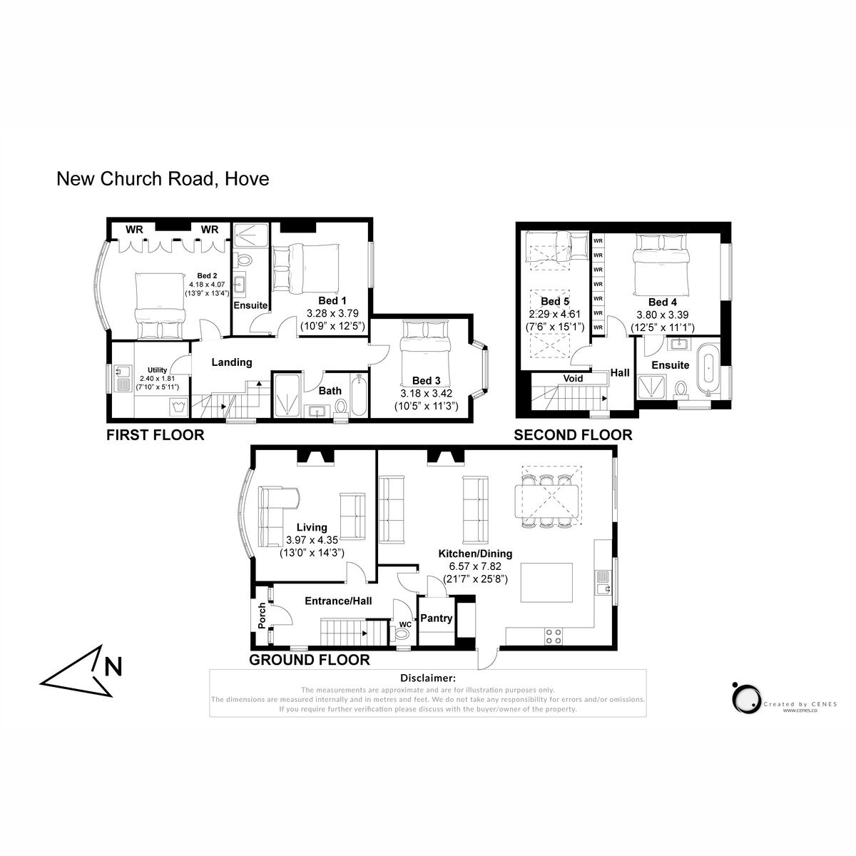92, New Church Road, Hove floorplan