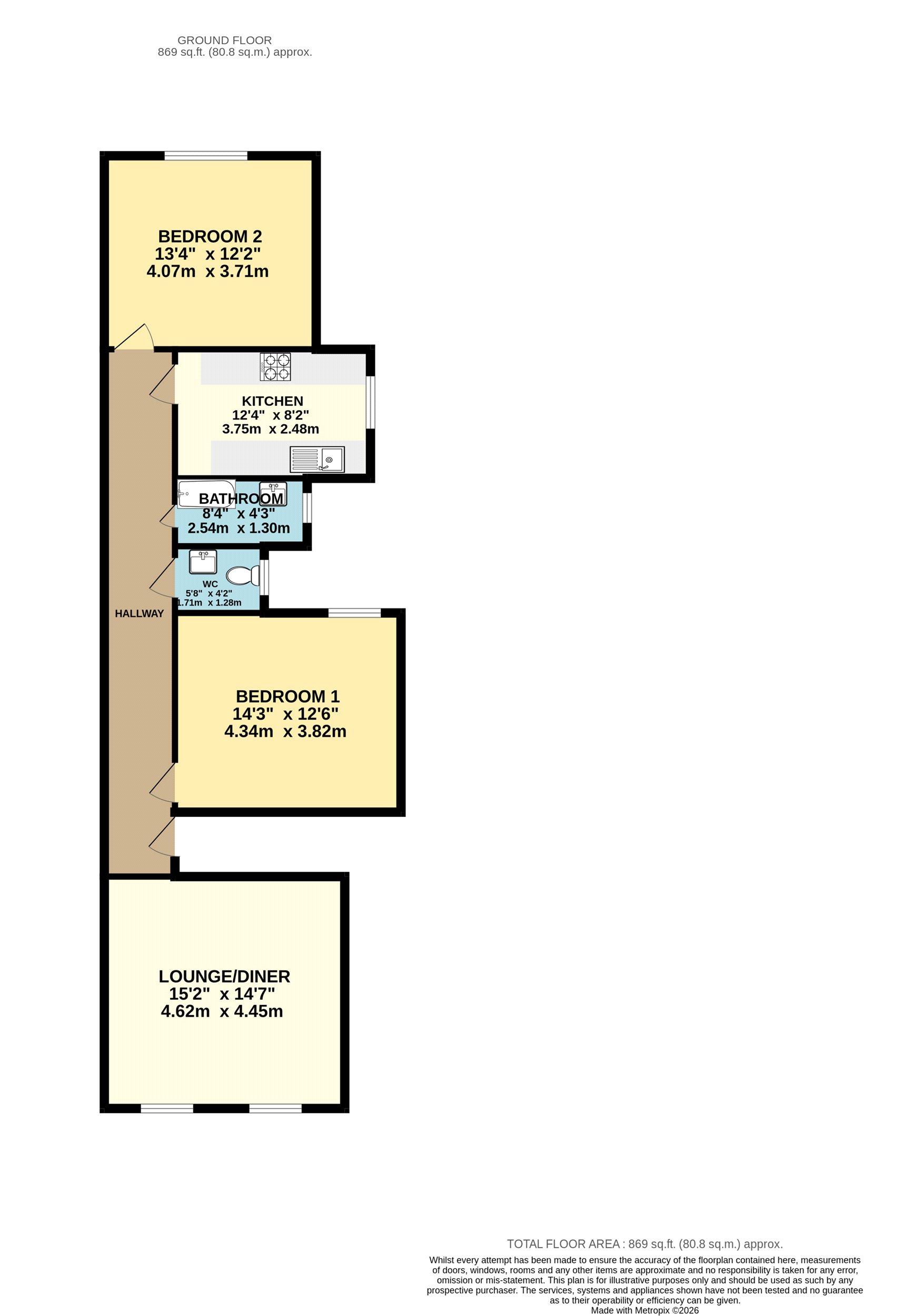 8, Oxford Park, Devon floorplan