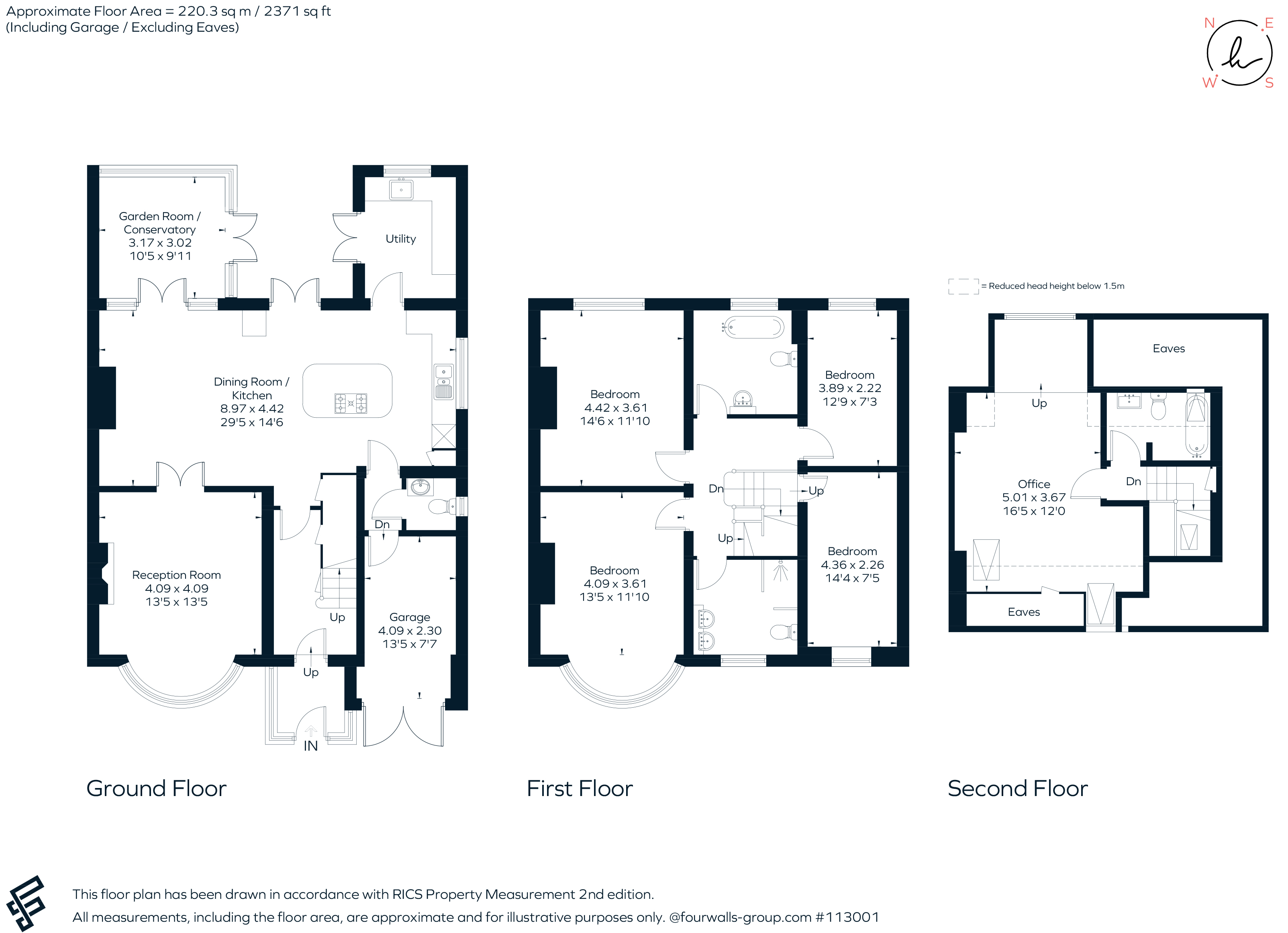 36, Wellesley Crescent, Twickenham floorplan