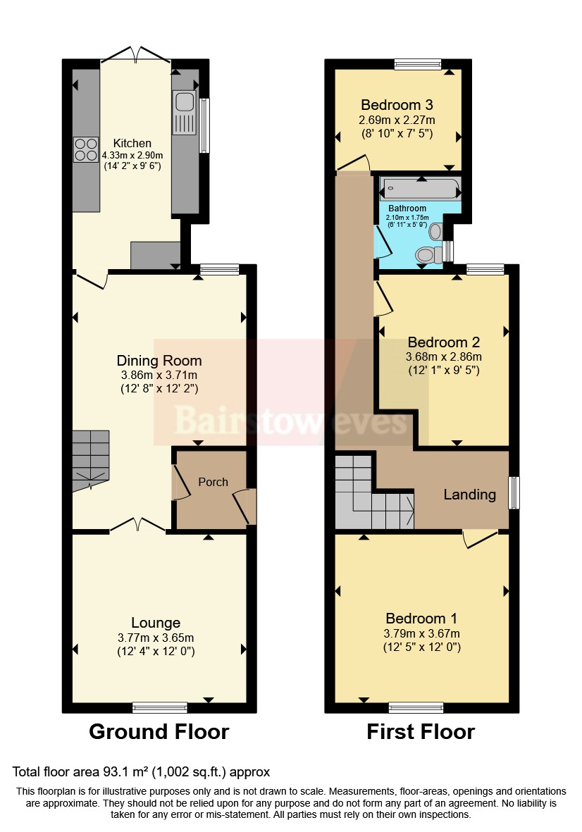 31, Carter Lane, Nottinghamshire floorplan