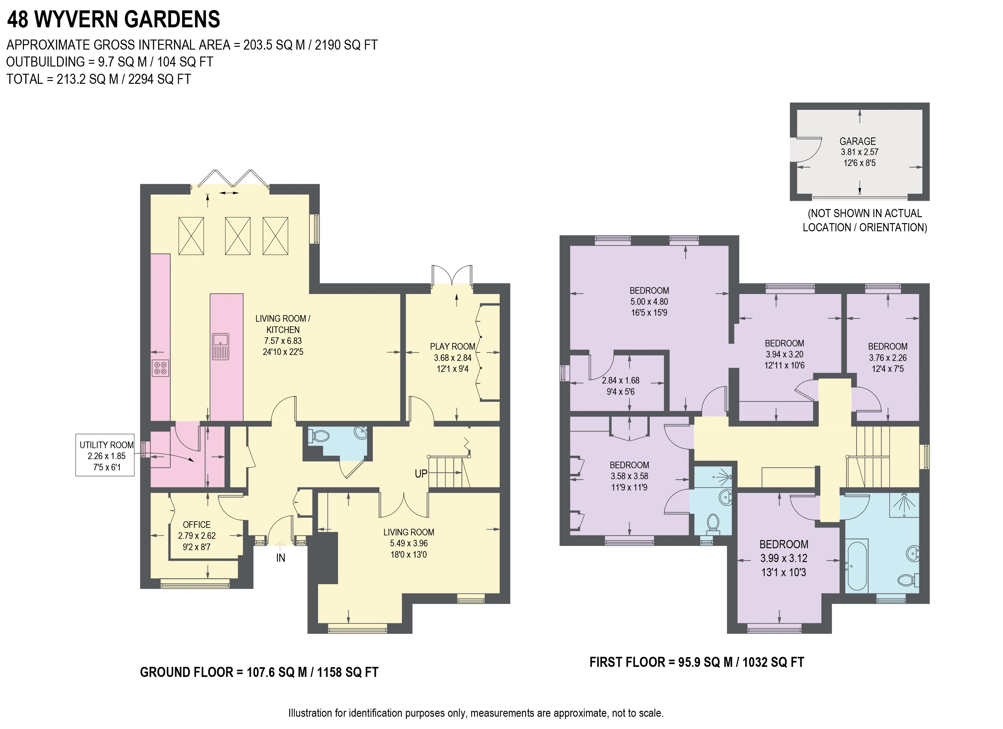 48, Wyvern Gardens, Sheffield floorplan