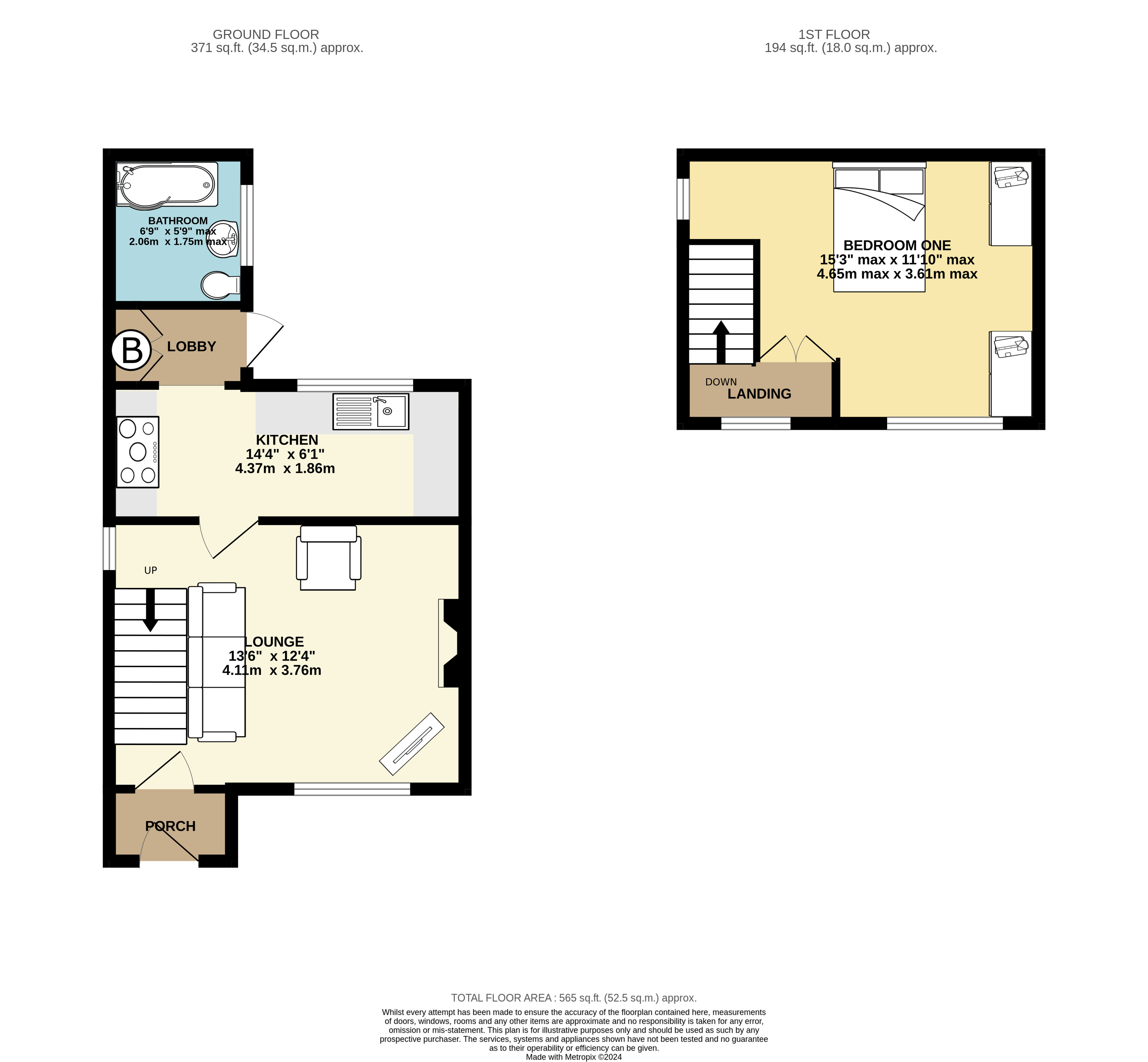 Heath End Road, Nuneaton CV10, 1 bedroom end terrace house for sale