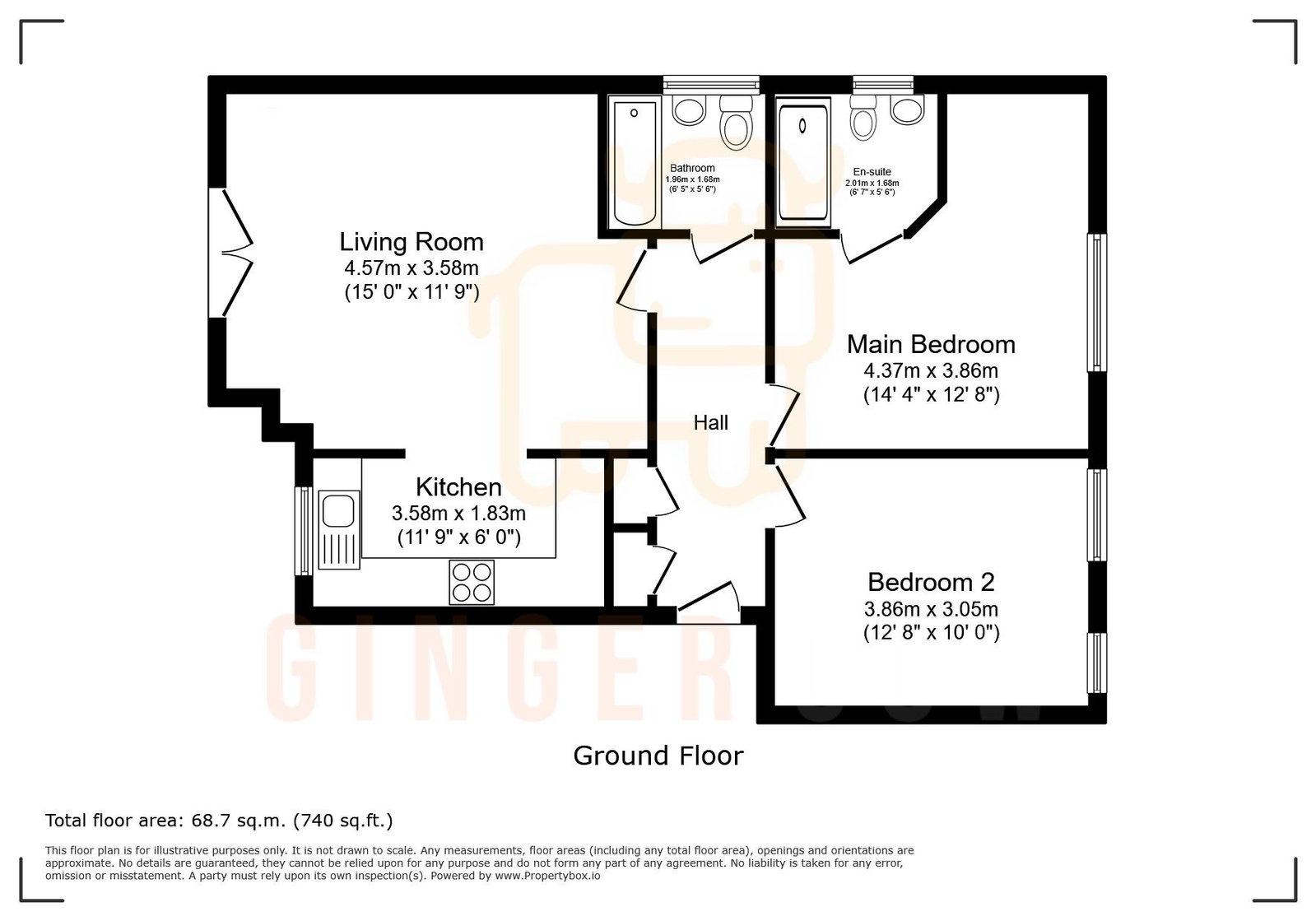 Piper Lane, Bedford floorplan