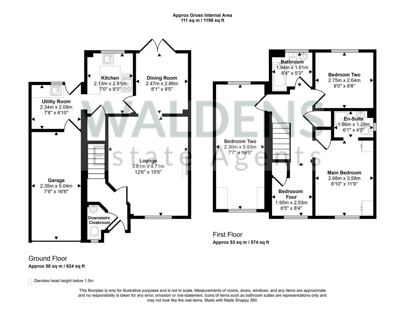 11, Harrier Way, Bedford floorplan
