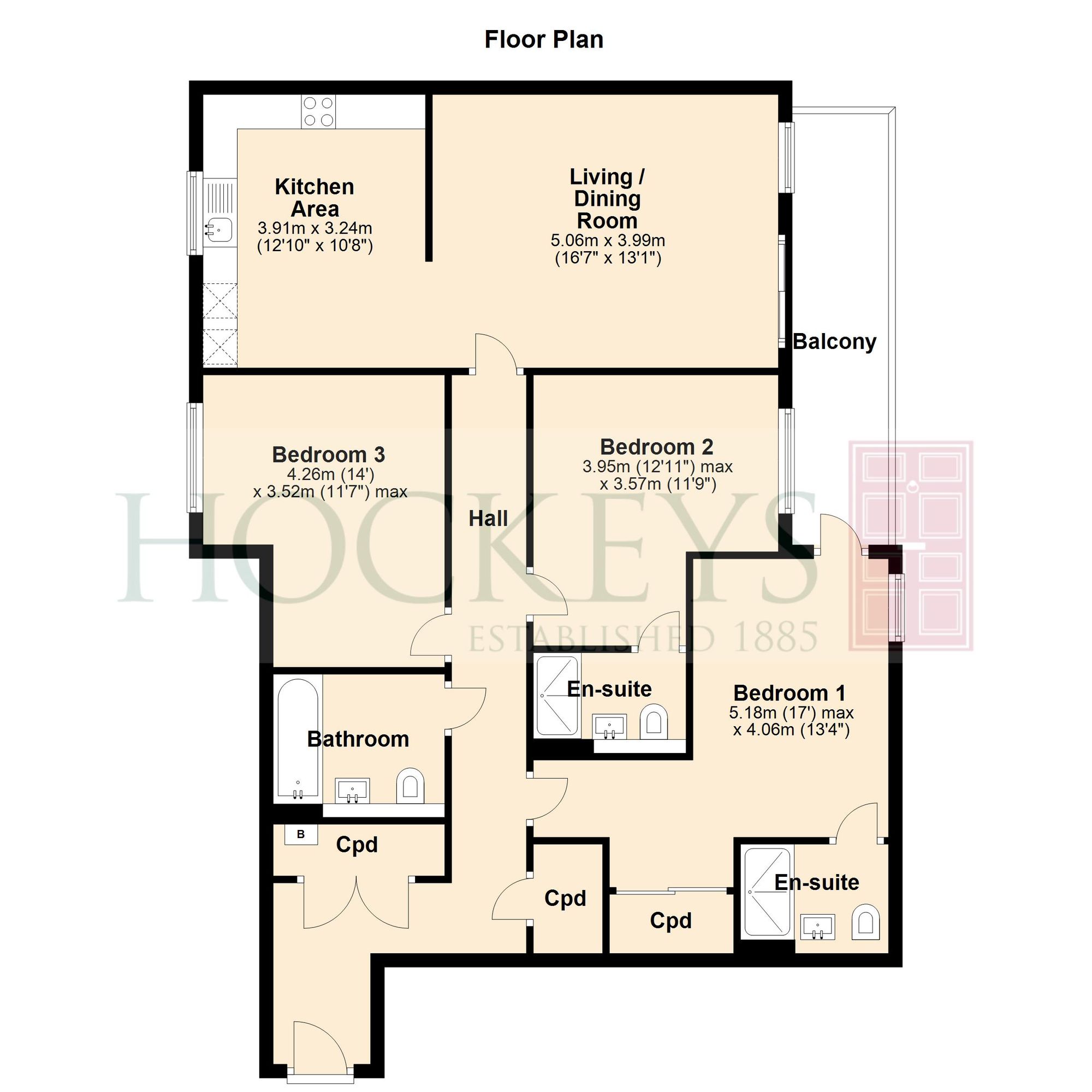 46 Scholars Court Harrison Drive, Cambridge floorplan